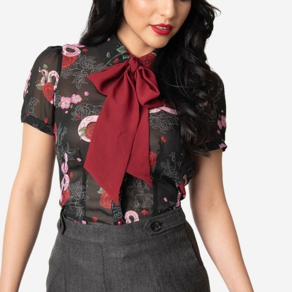 Unique Vintage Hell Bunny Top